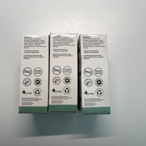 Lot of 3 NEW Nature By Canus Bar Soap Goats Milk Pure Vegetal Base soap 141g - Picture 2 of 5